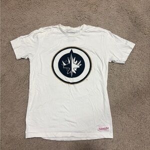 White Winnipeg Jets T-Shirt Sz M